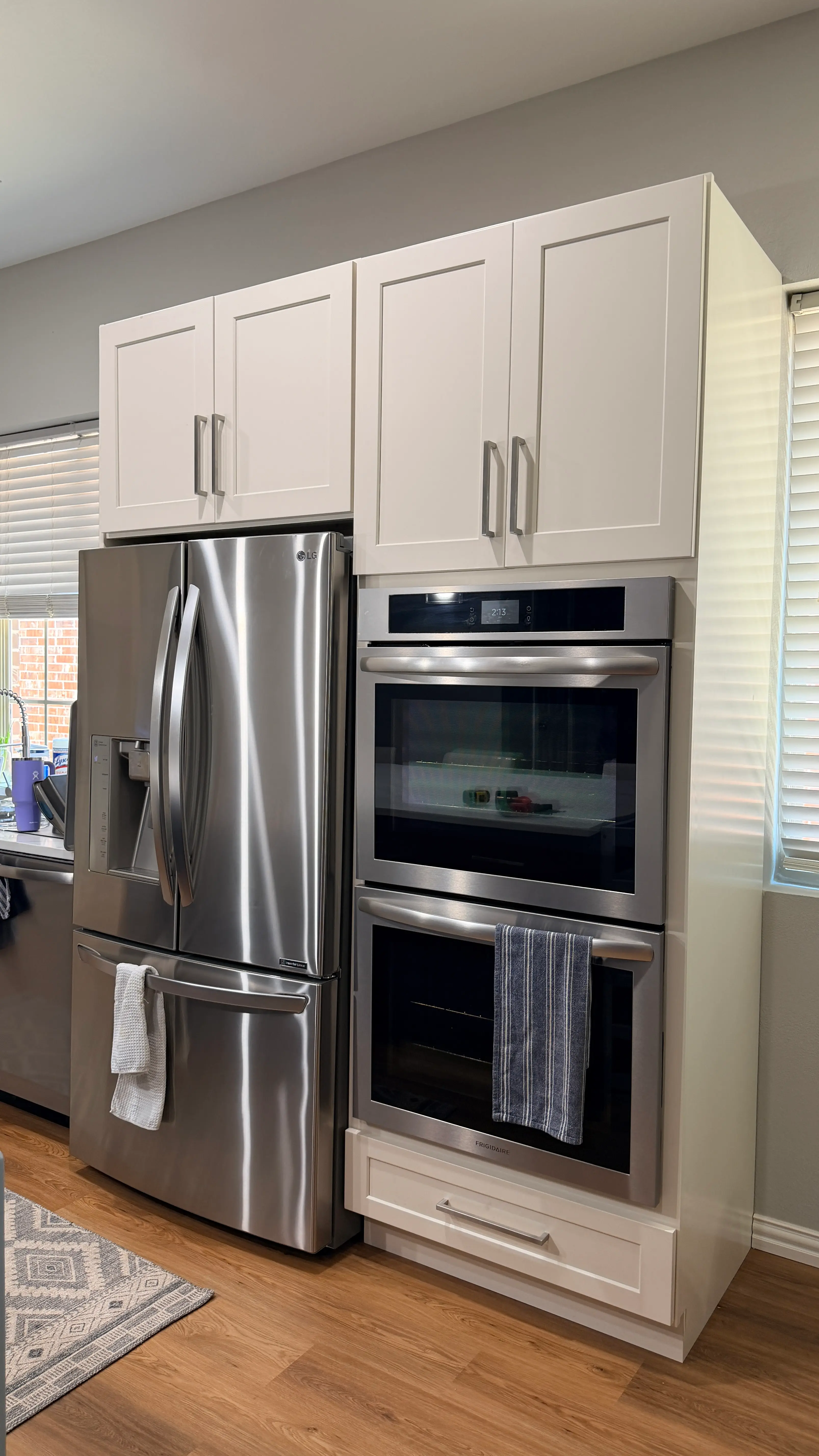 Custom garage storage cabinet system in Arlington TX